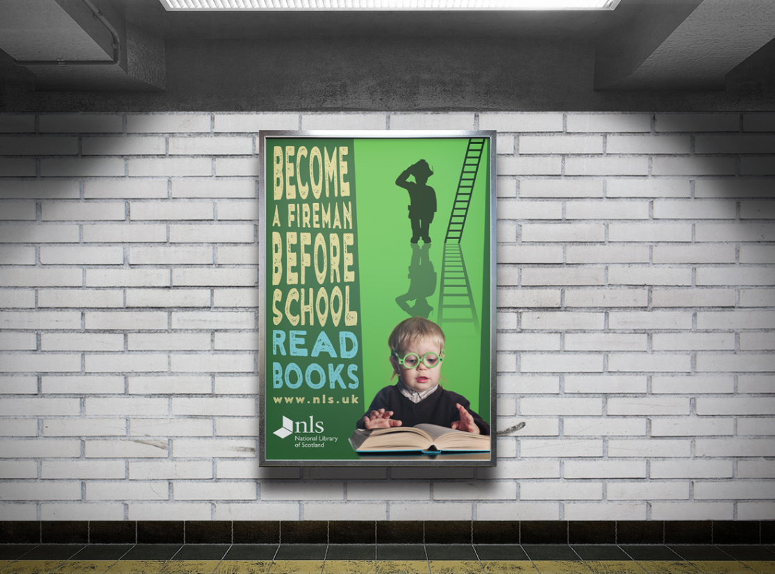 BECOME A FIREMAN BEFORE SCHOOL_Advertising Campaign_Angelika Rynduch_Encouraging Children to Read the Books_Visual