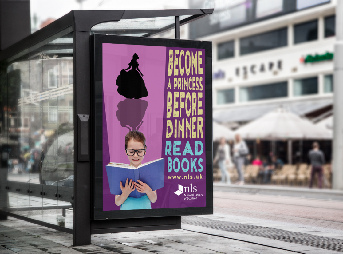 BECOME A PRINCESS BEFORE DINNER_Advertising Campaign_Angelika Rynduch_Encouraging Children to Read the Books_Adshell