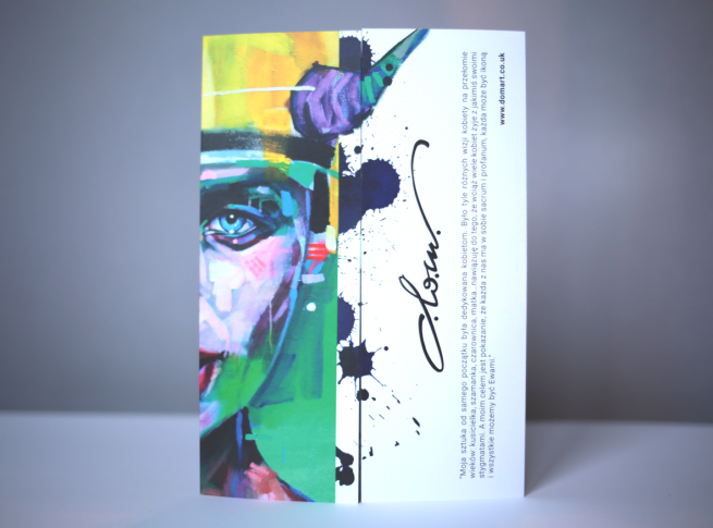 D.O.M. art_Gate folded leaflet_Angelika Rynduch_Graphic Design_front