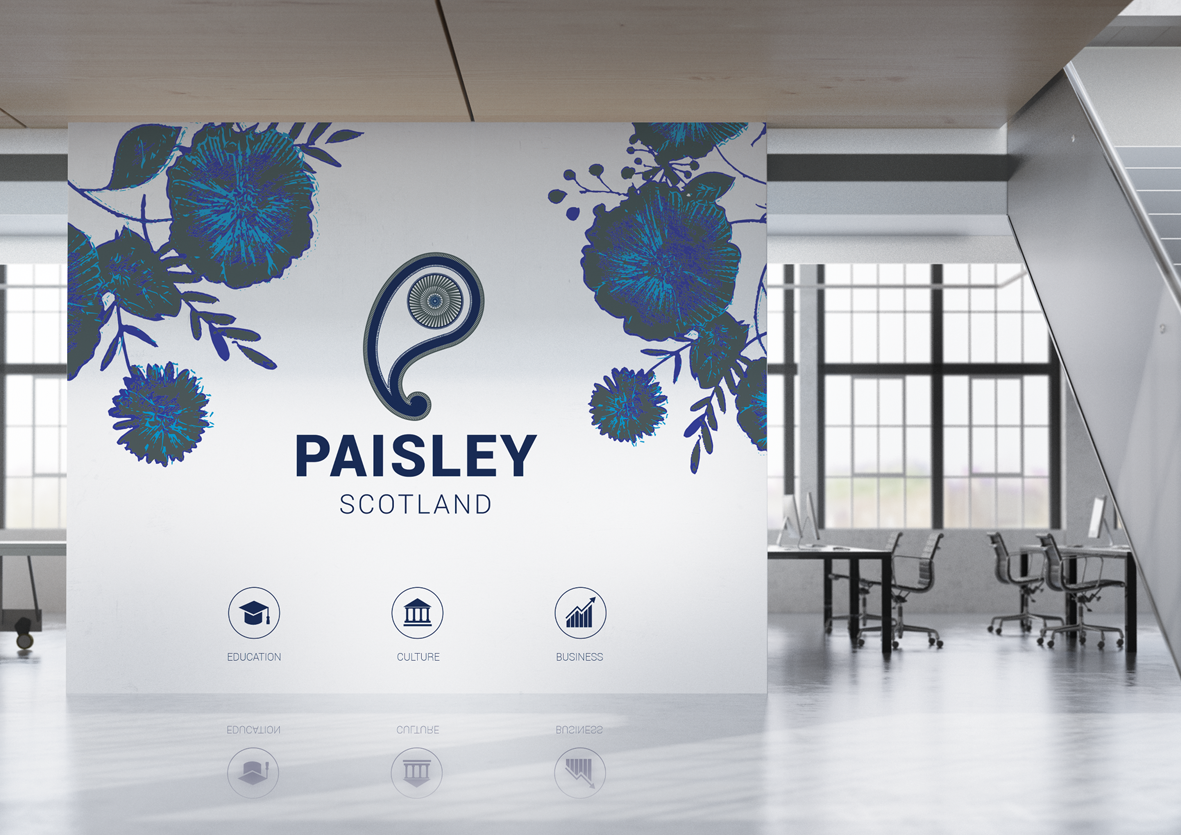Paisley_Logotype_Angelika Rynduch_Graphic Design_Office Wall