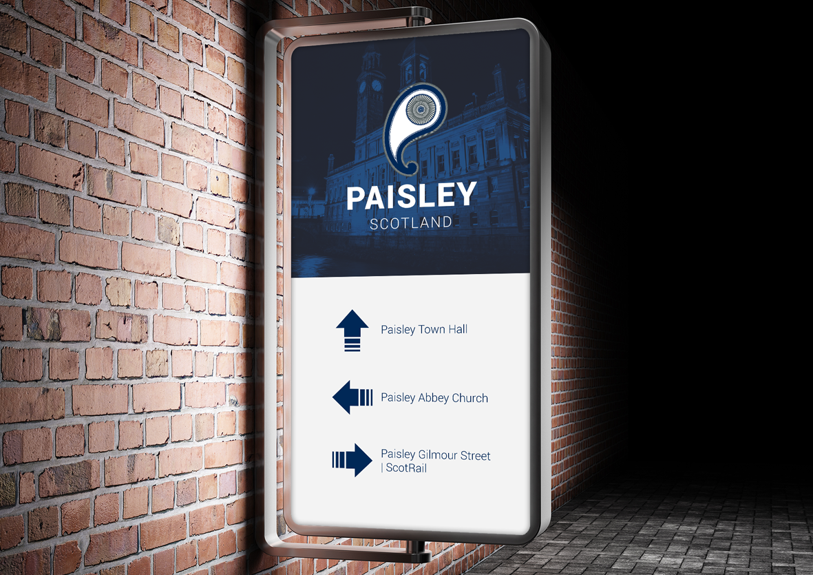 Paisley_Logotype_Angelika Rynduch_Graphic Design_Wall Sign Mockup