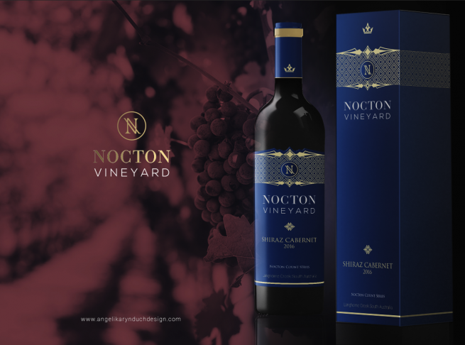Angelika Rynduch Wine Label